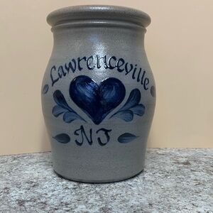 Vintage Rowe Pottery Works 2004 Lawrenceville NJ Salt Glaze Crock Vase